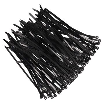 Opaska kablowa 20cm czarna 100 sztuk
