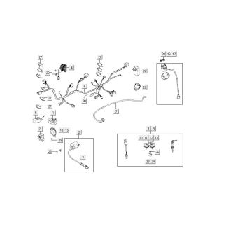Wiązka przewodów Kymco MXU 150