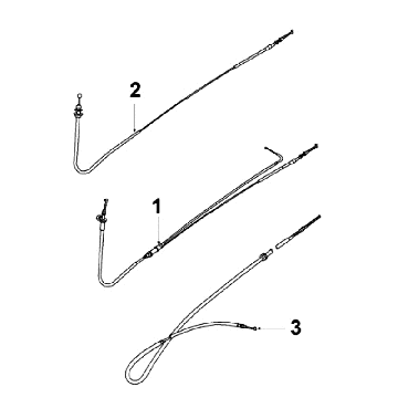 Kable Peugeot Elyseo czarne