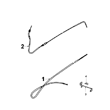 Kable Peugeot Ludix 12 czarne
