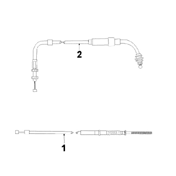 Kable Peugeot Ludix 14 czarne