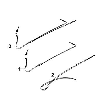 Kable Peugeot Speedfight 2 LC srebrny
