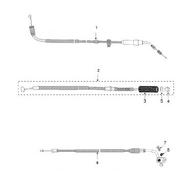 Kable Peugeot Tweet 4-suwowy