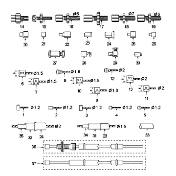 Kable Peugeot Vogue Czarne