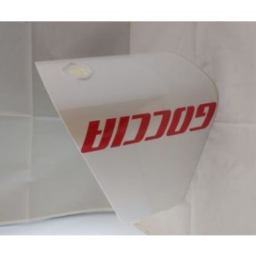 Osłona przednia pod siodełko/biała Goccia GEV1000