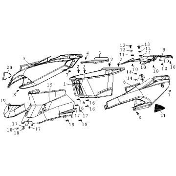 Chapdels-Buddybox Chiny lis szary