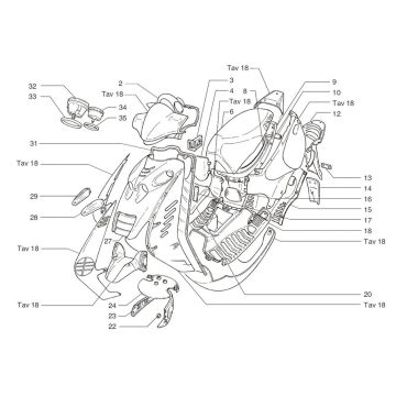 Caps Beta Ark-k LC niebieski 2004 2-suwowy