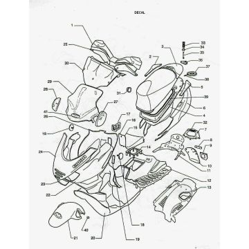 Kapdelen Beta Ycon Team czerwony 2005 2-suwowy