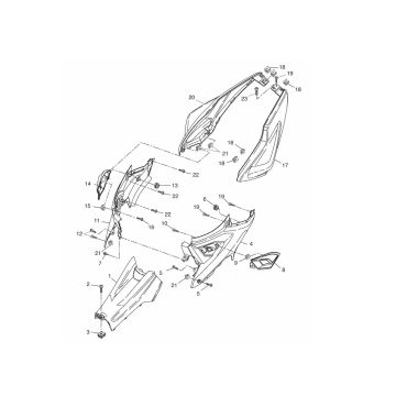 Okładki Yamaha Aerox 2-suwowy 2013