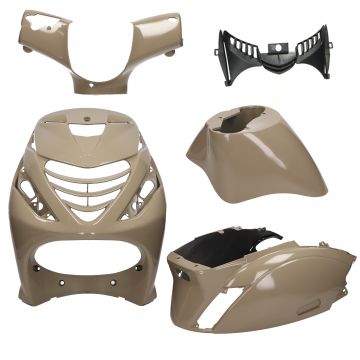 Zestaw z kapturem Piaggio Zip 5 sztuk (Desert Mat) audi mocha latte (SP Look)
