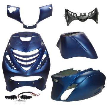Kurtka Piaggio Zip 5-kolorowy M45I czarny dyane (SP Look) +dioda LED czarna