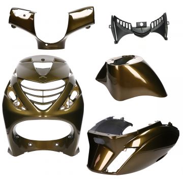 Bluza z kapturem Piaggio Zip 5-częściowy Maronne Bronze (SP Look)