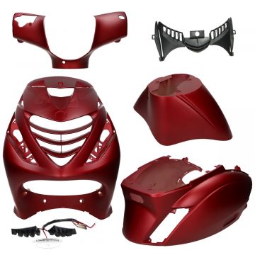 Sześciopak Piaggio Zip 5 sztuk czerwony matowy (SP Look) +wyświetlacz LED
