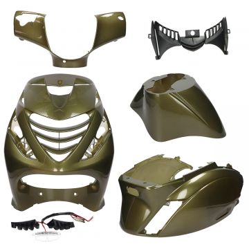 Zestaw czapek Piaggio Zip 5 sztuk oliwy z oliwek (SP Look) +LED