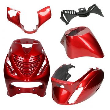 Komplet czapek Piaggio Zip bordowy czerwony EVO-1 zamknięte (Zip SP Look) DMP