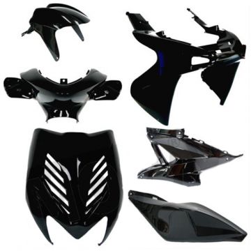 Yamaha Aerox/MBK Nitro <2012 8-pak. czarny metal