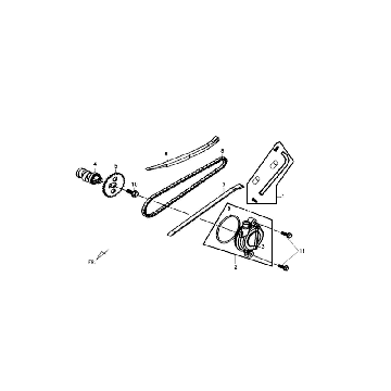 Regulator Lancucha Prowadnica Lancucha Sym Fiddle III Czarny Matowy
