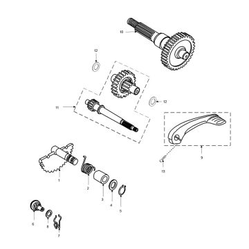 Kickstarter Peugeot Speedfight 2 LC E2 2-suwowy
