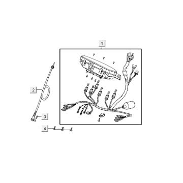 Prędkościomierz Kymco VP50 4t ac techo srebrny