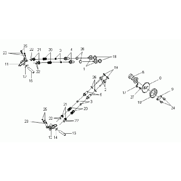Zawory SYM VS 125 Euro3