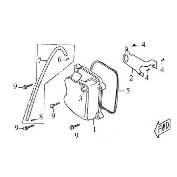 Pokrywa zaworu Giantco Grand Venus 125cc