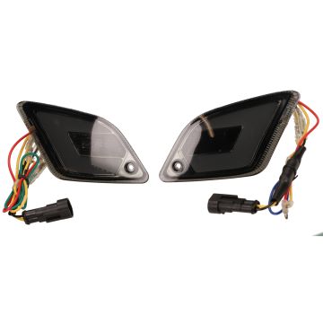 Zestaw kierunkowskazów LED Vespa GTS Audi look tył dymu Power1