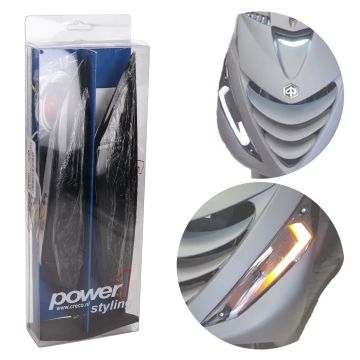 Sześciostopniowy przełącznik Piaggio Zip na LED Power 1 Matrix /flow 2.0 (Audi Look smoke)