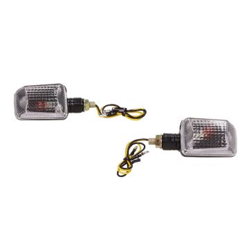 zestaw świateł migających uniwersalny mały blank CE czarny