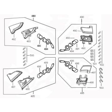 kierunkowskazy Benzhou ZN50QT-36 krem