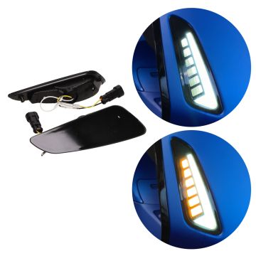 Zestaw kierunkowskazów Vespa Primavera/Vespa Sprint przednia rurka uciekająca Dym