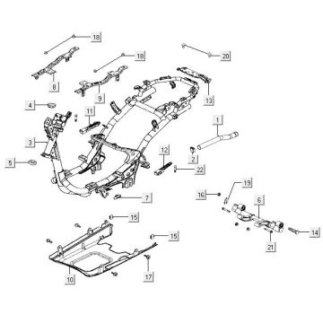 Ramka Kymco Like 