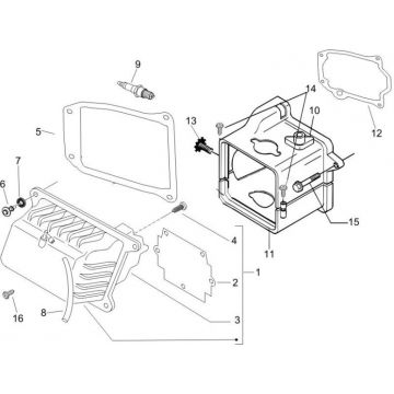 Lodówka Piaggio Zip 2000 4-suwowy AC