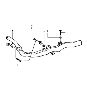 Rura chłodząca Gilera Runner 98-2005 2-suwowa