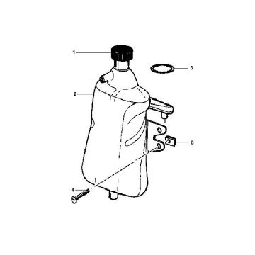 Zbiornik płynu chłodzącego Gilera Runner 98-2005 2-suwowy