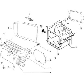 Lodówka Piaggio Liberty 4-suwowy