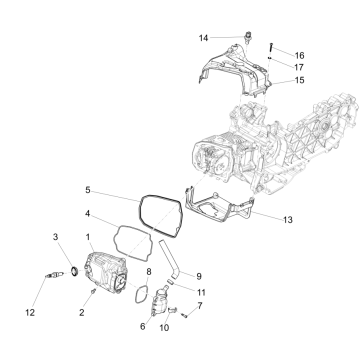 Nakrycie głowy Vespa Primavera 125 4T 3V IE ABS