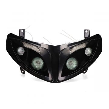 Lampa główna+LED Audi Look Peugeot Speedfight 2 DMP czarny-61383
