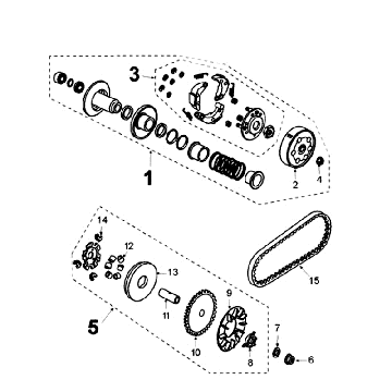 Kopertówka Peugeot Kisbee RS Mat Czarny