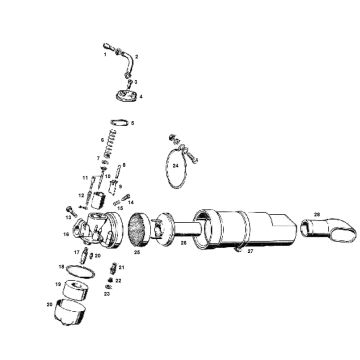 Kreidler Carburetor 4 Przyspiesz