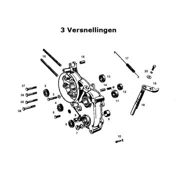 Kreidler Carter Left 3 przyspieszyć
