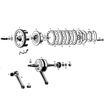 Kreidler Sprzęgło 3 Przyspieszenie