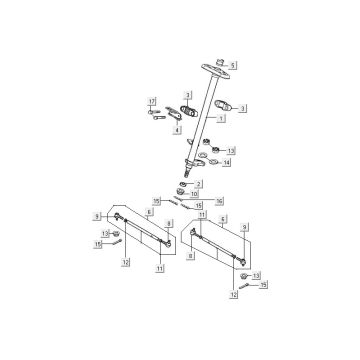 Kawałek korony Kymco MXU 300R