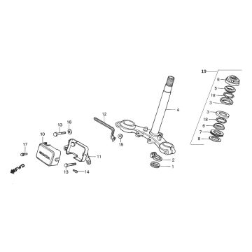 Crown Piece - Zestaw słuchawkowy Honda MTX 50