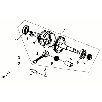 Sym Allo GT (WH006 S882U) korbowany czarny