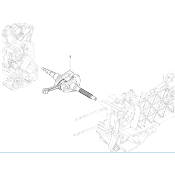 Wał korbowy Vespa Primavera 125 4T 3S IE ABS