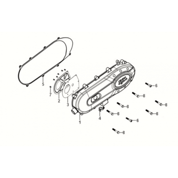 L. osłona korby Sym Orbit III 50 E5