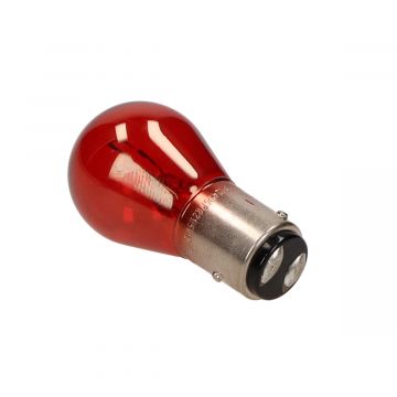 Lampa PR21/5W BAW15d 12V 21/5W czerwona Piaggio oryginalna