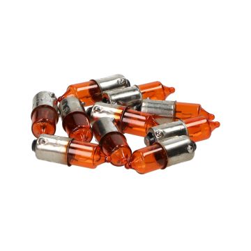 Żarówka H10W BA9s 12V 10W pomarańczowa (10 sztuk)