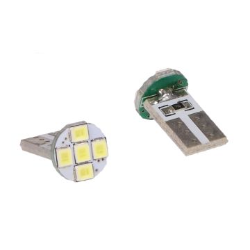 Lampa T10 12V 1,5 W 500 lumenów LED SMD biała