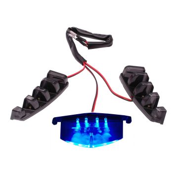 Oświetlenie LED niebieski przedni ekran/przód Piaggio Zip niebieski (SP front)